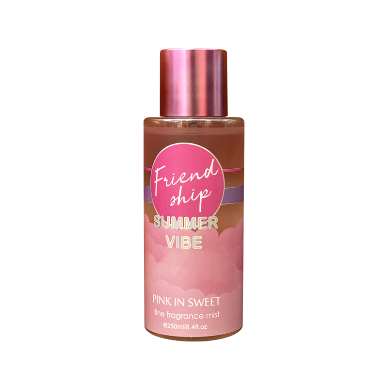 B0021-DR-1 Niebla corporal para mujer Friendship Summer Vibe de 250 ml