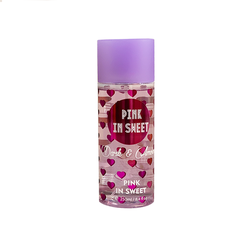 B0021-SH-1 250ml Dark & ​​Amour (Púrpura-1) Niebla corporal para mujer