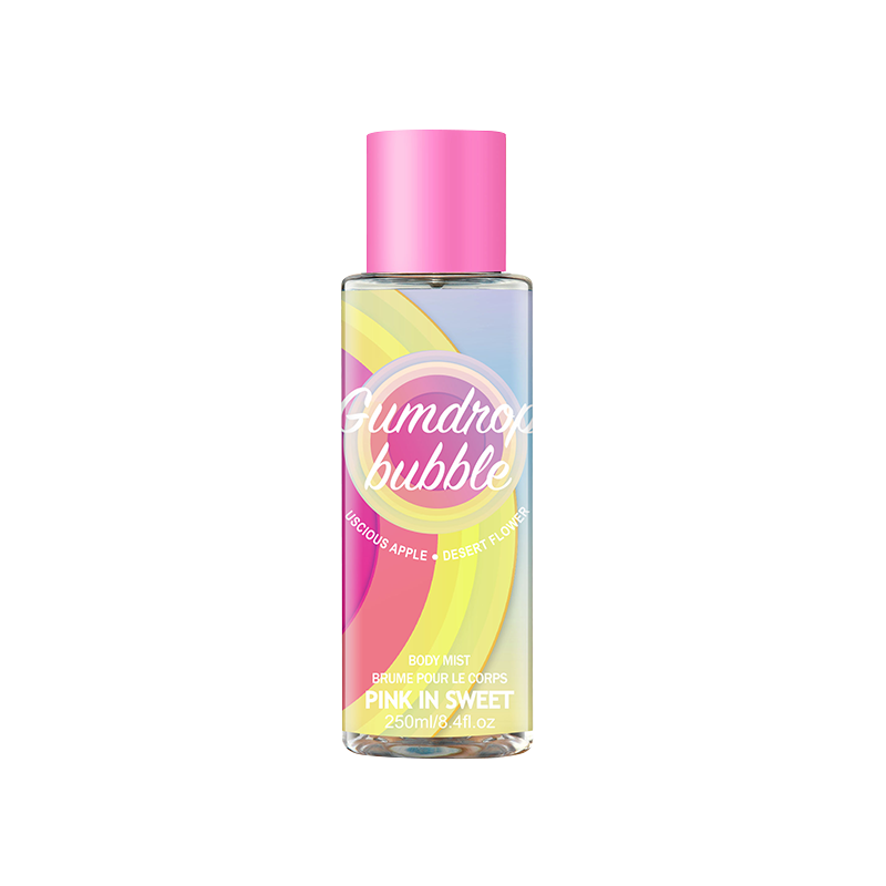 B0021-Sk-3 Niebla corporal para mujer gumdrop bubble de 250 ml